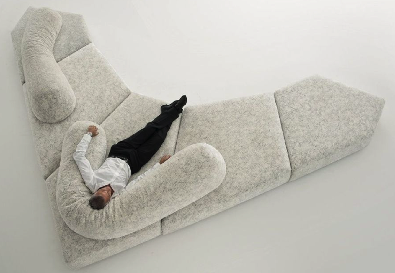 Geometric Modular Lounge Customizable Sectional Sofa Collection with Mix-Match Design