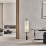 Oval Frosted Glass Dressing Table with Extendable Design and Black Metal Frame