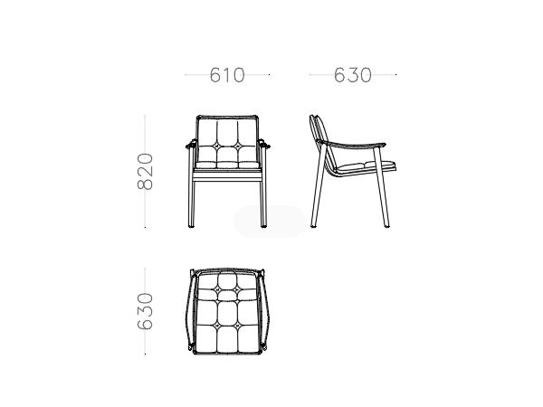 Sleek Black Leather Armchair Modern Minimalist Upholstered Dining Accent Chair