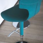 Emerald Velvet Bar Stool Modern Upholstered High Back Kitchen Counter Chair