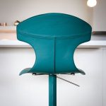 Emerald Velvet Bar Stool Modern Upholstered High Back Kitchen Counter Chair