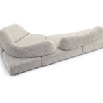 Geometric Modular Lounge Customizable Sectional Sofa Collection with Mix-Match Design