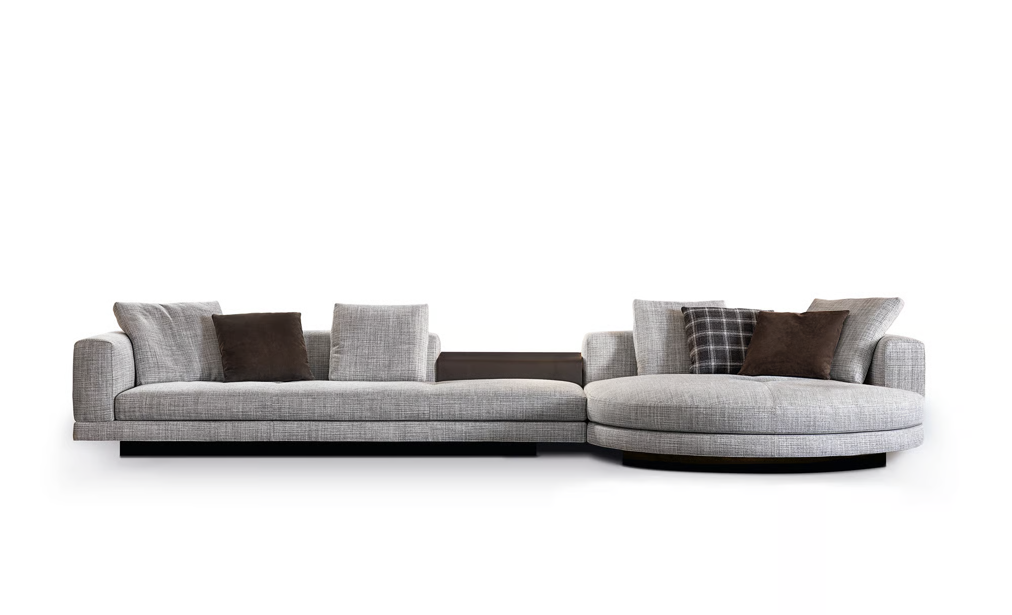 Modern Minimalist Multifunctional Movable Genuine Leather Sofa