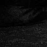 Sculptural Bear Sofa with Furry Backrest and Ice Textured Base