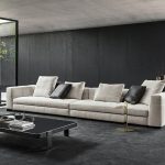 Classically Elegant Modular Sofa With Architectural Lines