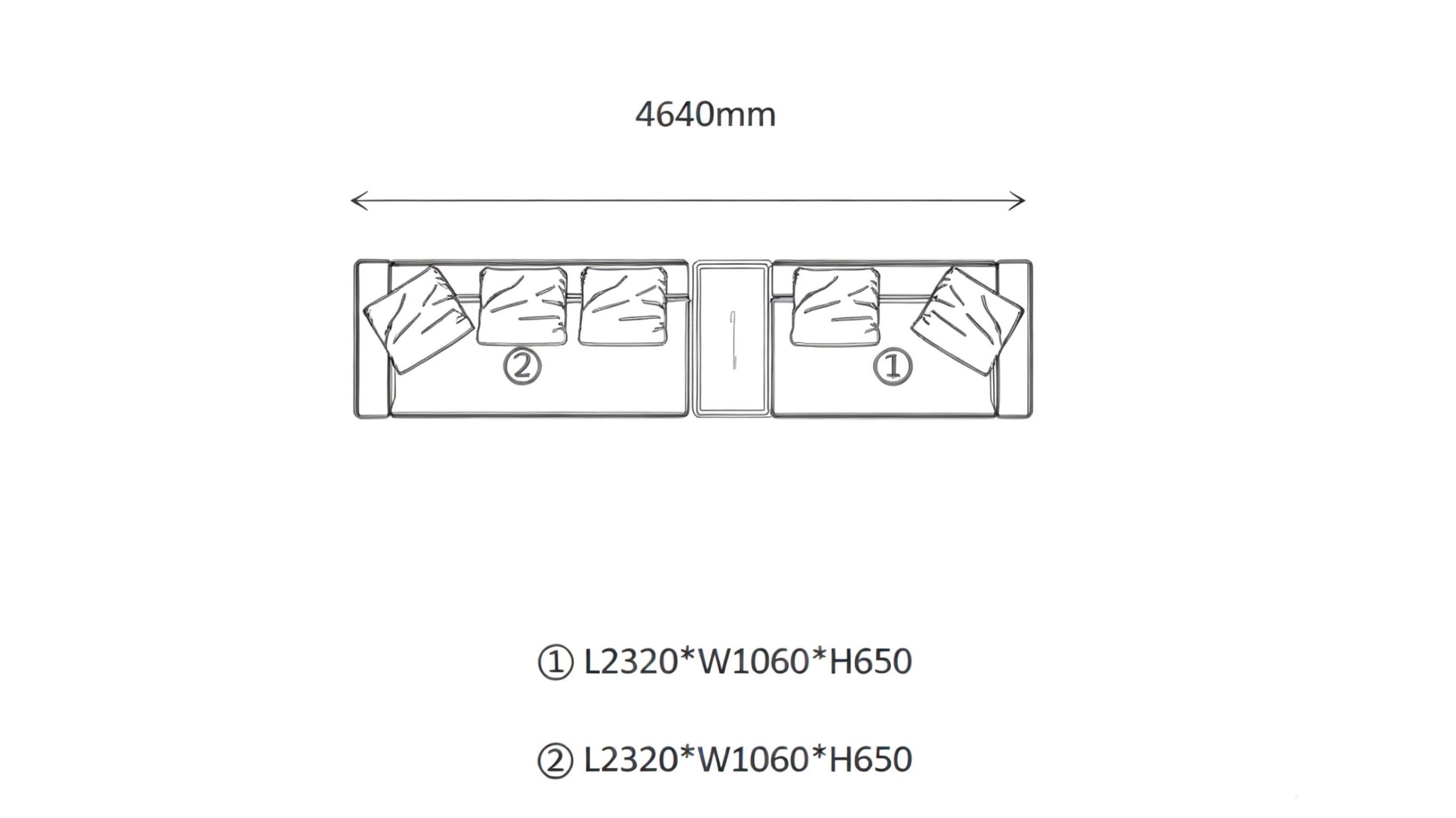 Sectional Sofa A(5 seaters)
