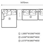 Sectional Sofa E(6 seaters)