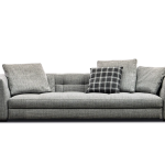 Classically Elegant Modular Sofa With Architectural Lines