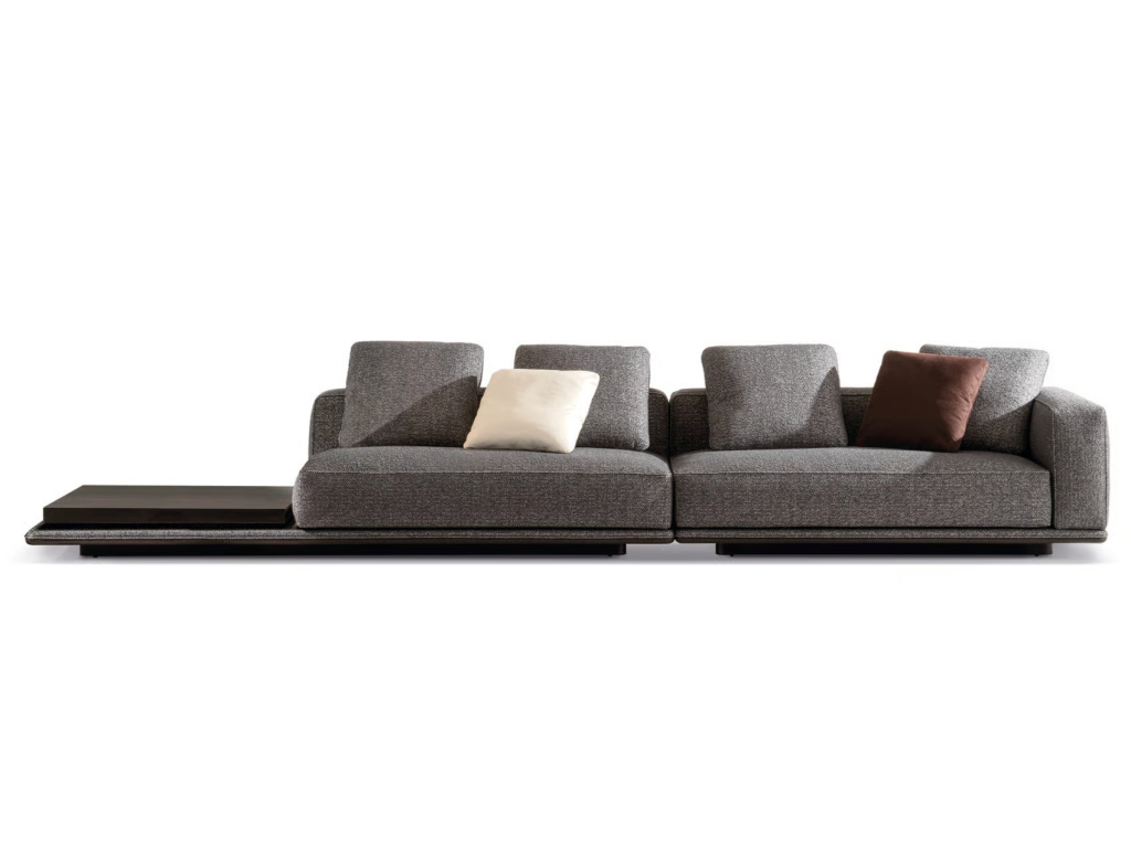 Modular Sofa with Premium Cushioning & Interchangeable Tables