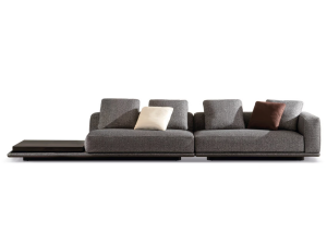 Modular Sofa with Premium Cushioning & Interchangeable Tables