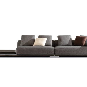 Modular Sofa with Premium Cushioning & Interchangeable Tables