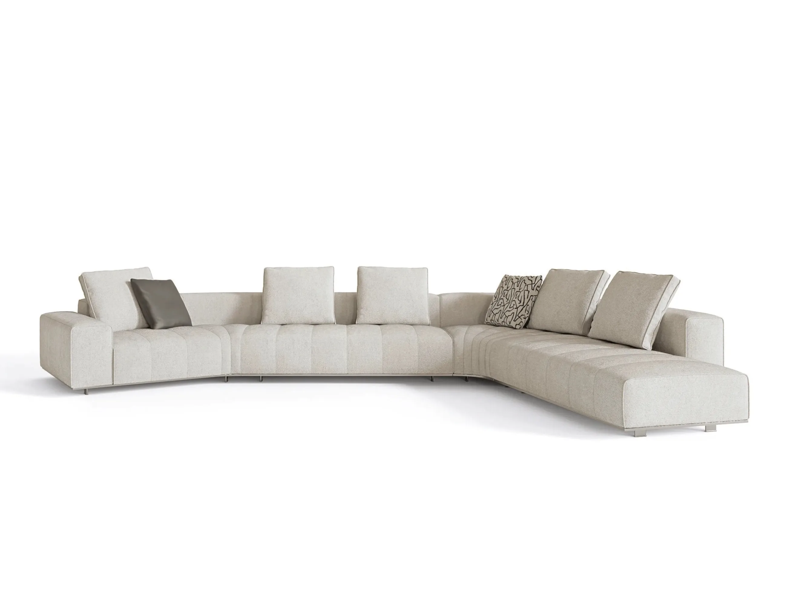 Luxury Modular Sofa with Pocket Spring Comfort & Removable Covers