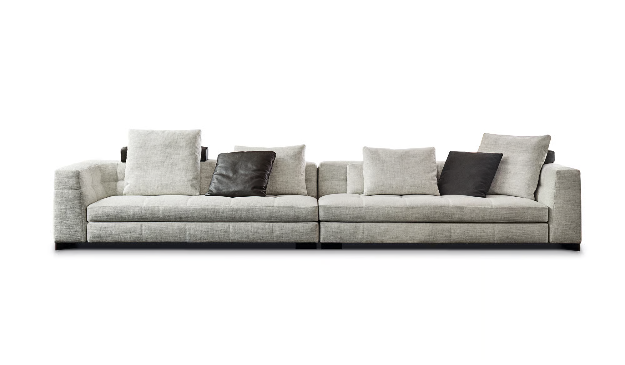 Classically Elegant Modular Sofa With Architectural Lines